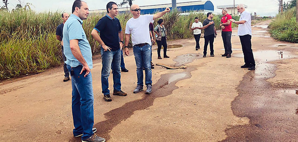 Presidente da FIEAC e prefeito de Rio Branco inspecionam Parque Industrial 