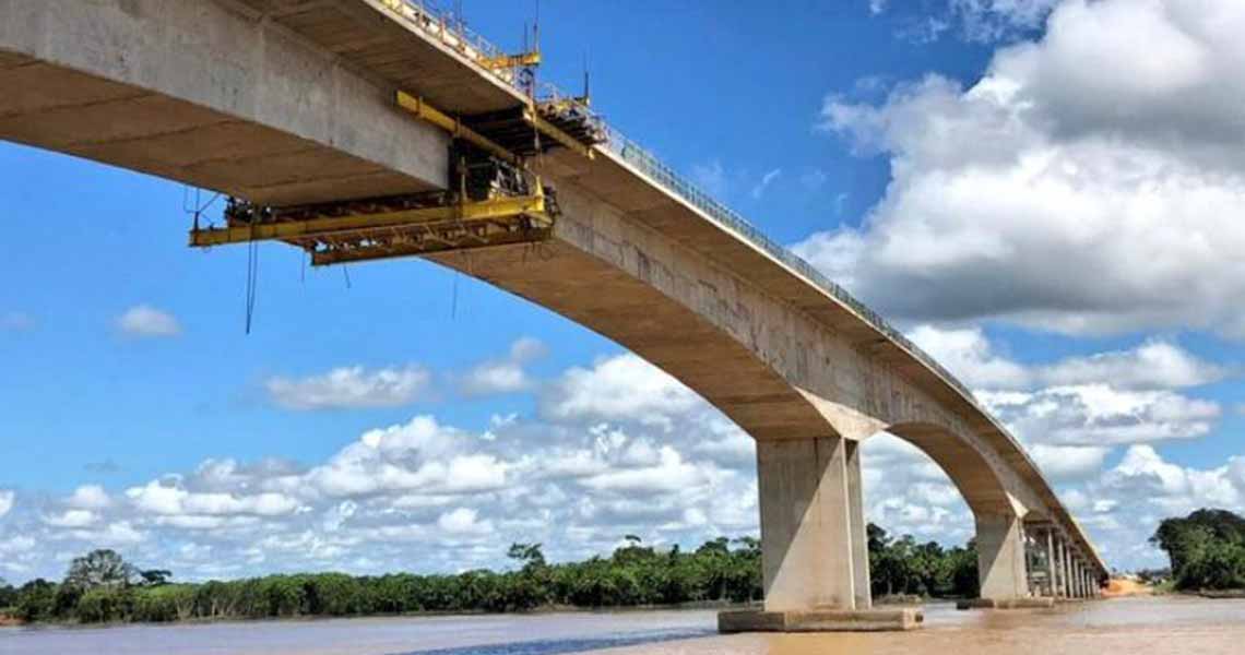 Ponte do Madeira: avanço das obras traz esperança de dias melhores, diz presidente da FIEAC