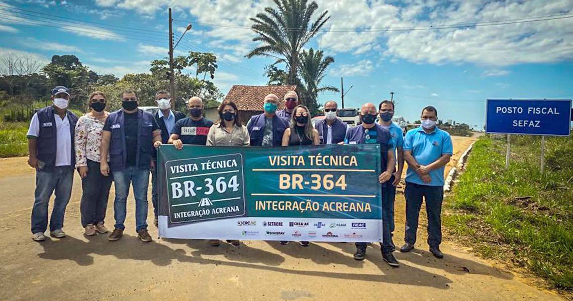 FIEAC e instituições parceiras realizam 3ª visita técnica à BR-364 