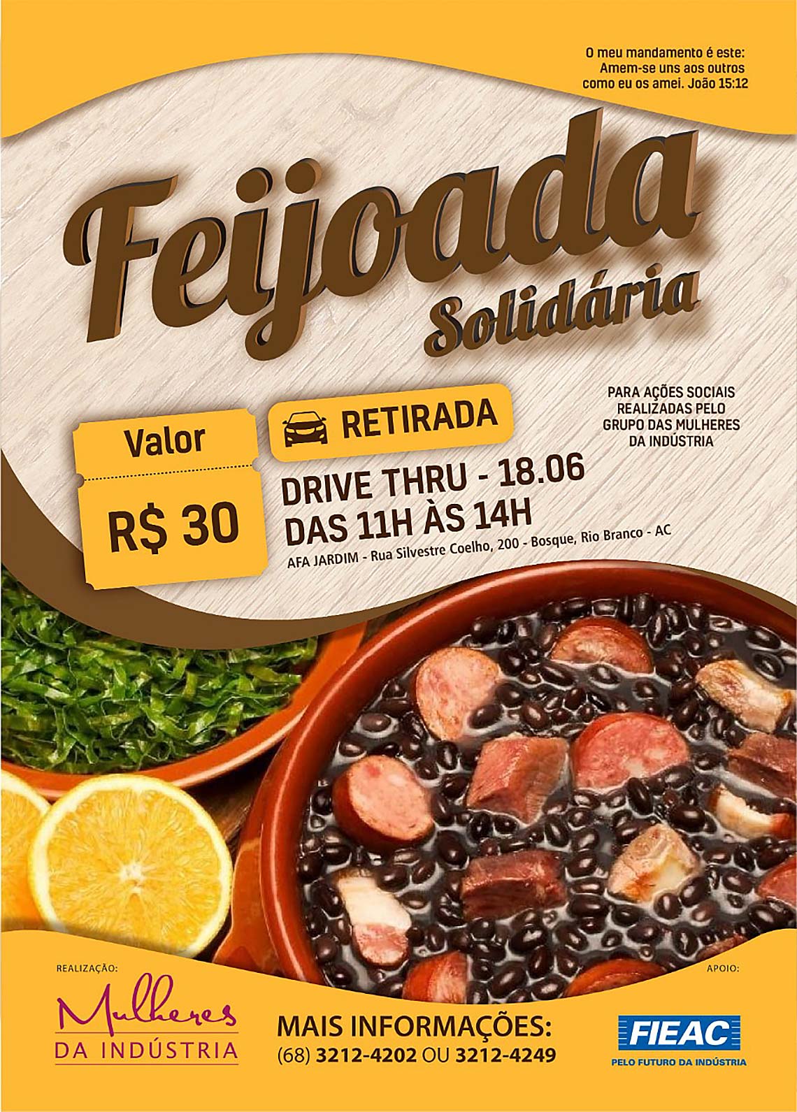 cartaz feijoada