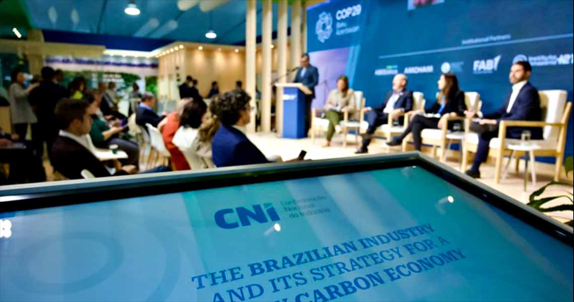 CNI leva à COP29 agenda da sustentabilidade da indústria no Brasil